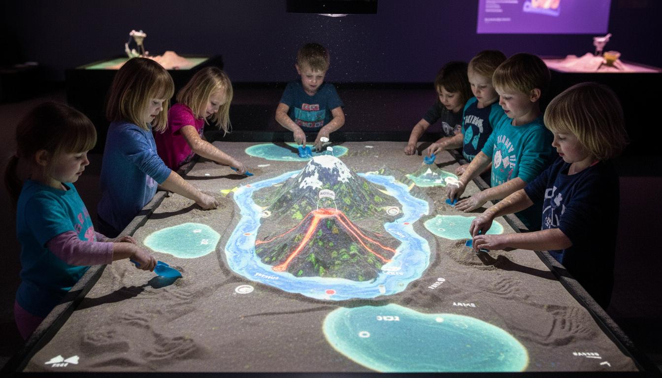 صندوق رمال تفاعلي